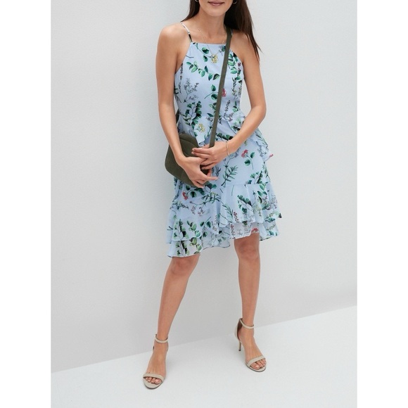 BR Floral Ruffle High Low Dress - Picture 8 of 8